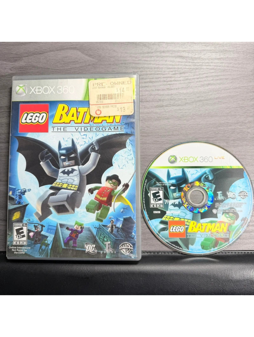 Tested LEGO Batman The Videogame Xbox 360 Game Disc Case DC Comics Action